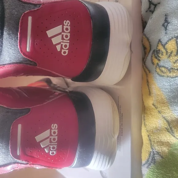 adidas Red and Black Athletic Shoes