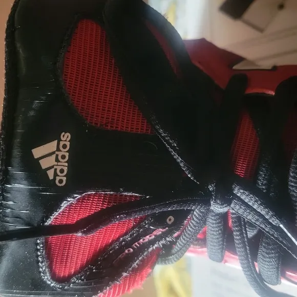 adidas Red and Black Athletic Shoes