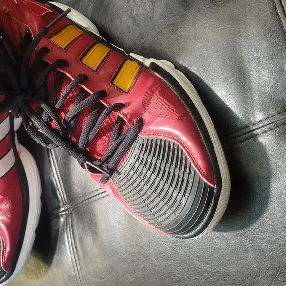 adidas Red and Black Athletic Shoes