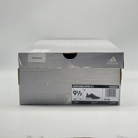 Adidas Response Super 2.0 Black Grey Women Shoes H02022 Sneakers Size 9.5
