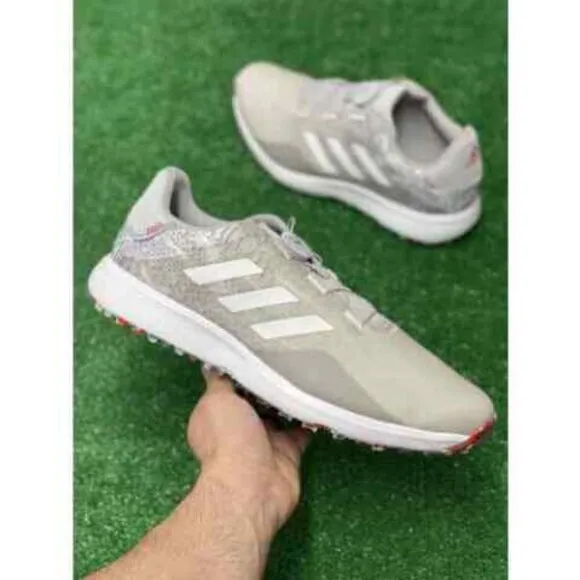 Adidas S2G BOA WIDE FIT Low Mens Spikeless Golf Shoes Grey GV9786 NEW Multi Sz