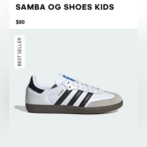 Adidas Samba OG Kids Shoes