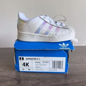 Adidas Superstar EL I Girl’s Shoe Size 4K #B1117