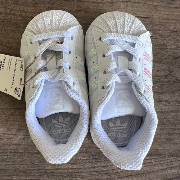 Adidas Superstar EL I Girl’s Shoe Size 4K #B1117