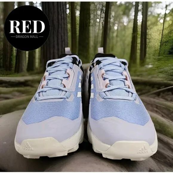 Adidas Terrex Swift R3 Hiking Shoes Blue/Crystal White Coral - Women's Size 8