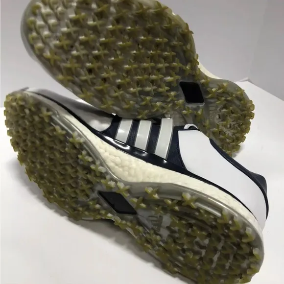 adidas Tour 360 Mens Golf Shoes White Size 8.5W