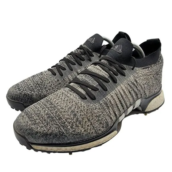 adidas Tour 360 XT Prime Knit Men 10 Golf Outdoor Shoes Black - F35408