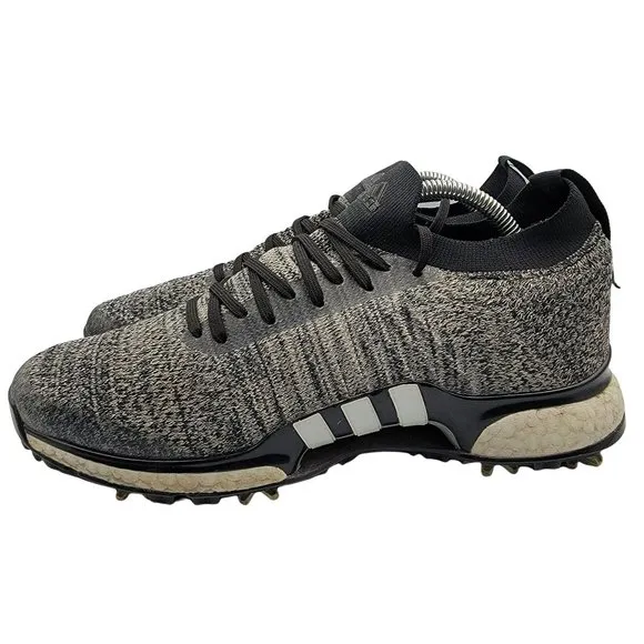 adidas Tour 360 XT Prime Knit Men 10 Golf Outdoor Shoes Black - F35408