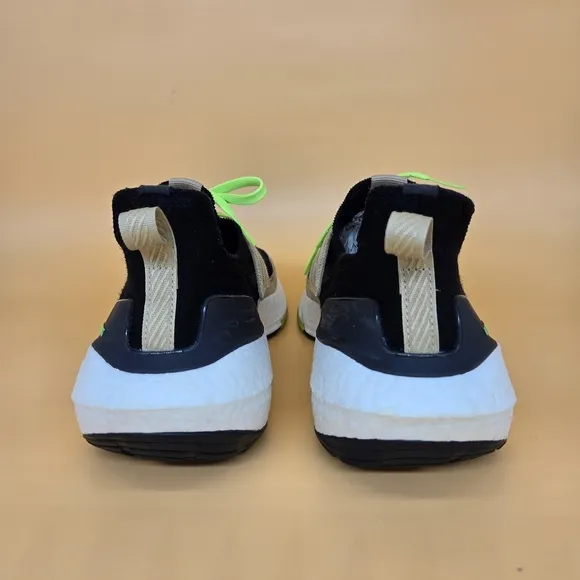 adidas Ultra Boost 21 Black Beige Corduroy Tone Green Men's Shoes Size 12