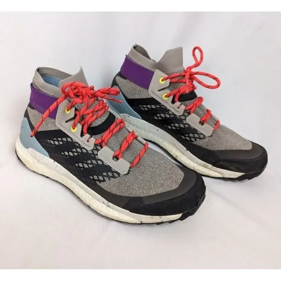 Adidas Women 9.5 Terrex Free Hiker Shoes Sneakers Plein Air Outdoor Retro Color