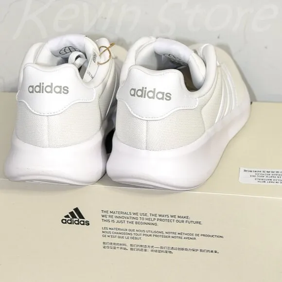 adidas women Lite Racer 3.0 Shoes  Color: Cloud White / Cloud White / Grey Two