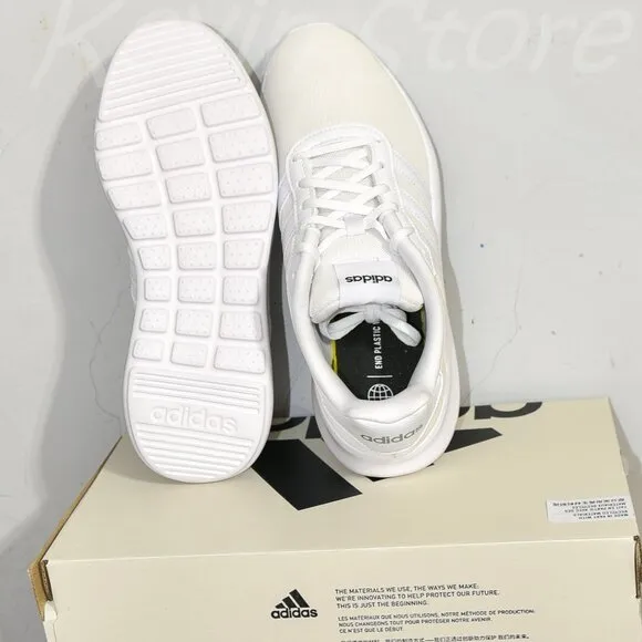 adidas women Lite Racer 3.0 Shoes  Color: Cloud White / Cloud White / Grey Two