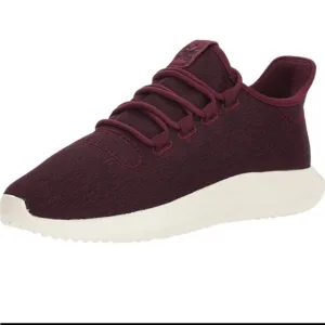 Adidas Women's Tubular Shadow Maroon Running Shoes Size 7