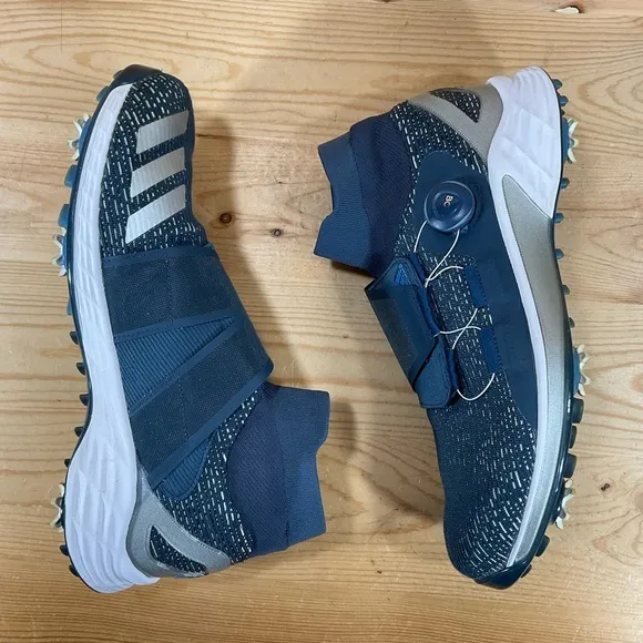 adidas ZG21 Motion Primegreen BOA Mid Golf Shoes Size Men’s 11 Blue White H68593