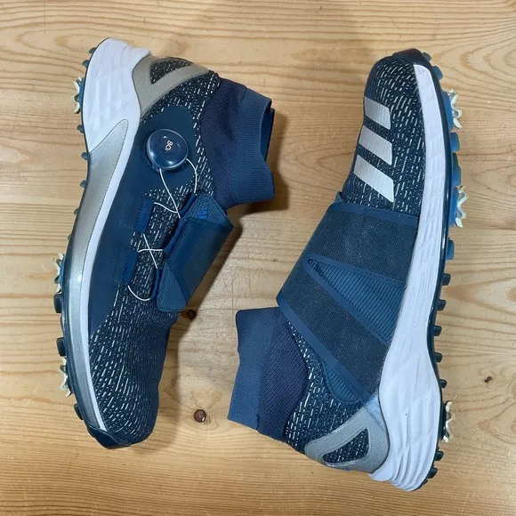 adidas ZG21 Motion Primegreen BOA Mid Golf Shoes Size Men’s 11 Blue White H68593