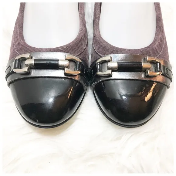 AGL Ginger Pebble Suede Brown Flat Shoes
