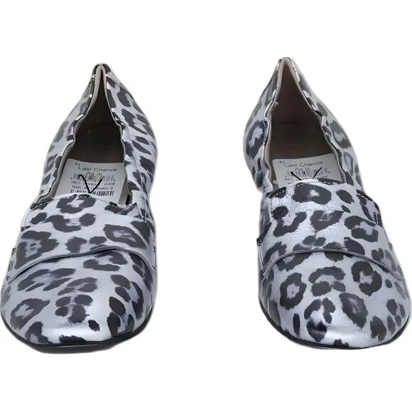 AGL Leopard Print Flats Slip On Ballet Shoes for Women Size 35.5 EU