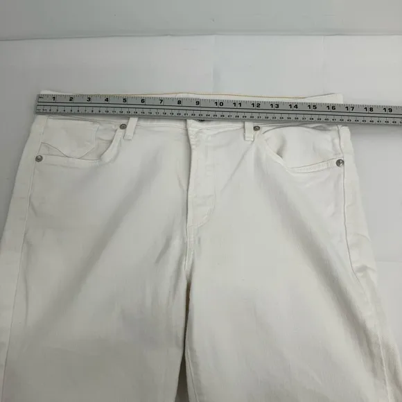 Agolde Sophie Mid Rise Ankle White Skinny Jeans Women’s 31 White Stretchy