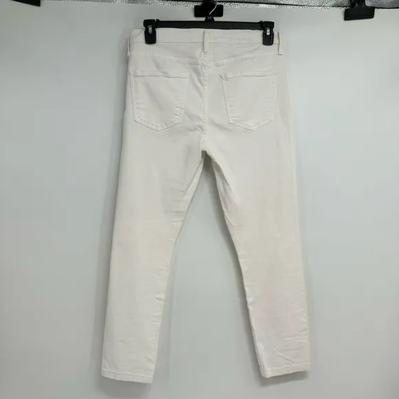 Agolde Sophie Mid Rise Ankle White Skinny Jeans Women’s 31 White Stretchy