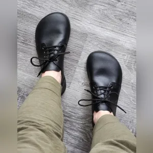 Ahinsa Bindu vegan extra wide barefoot minimalist derby shoes size 38EU NIB