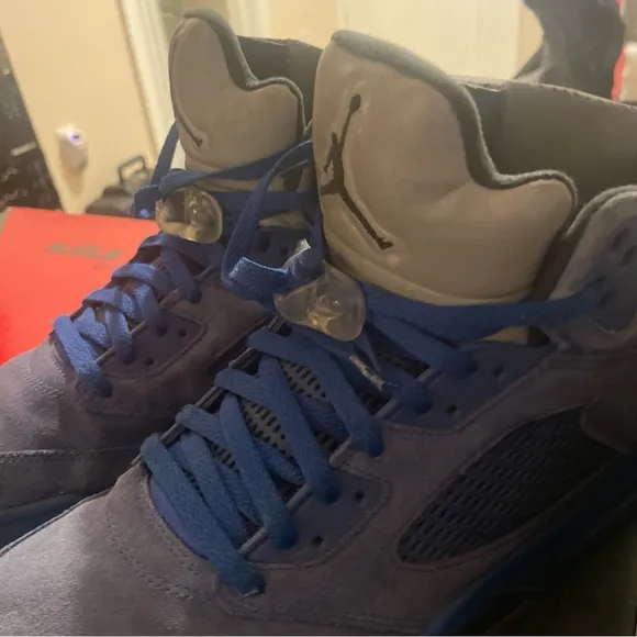 Air Jordan 5 Retro Blue Suede - Size 13