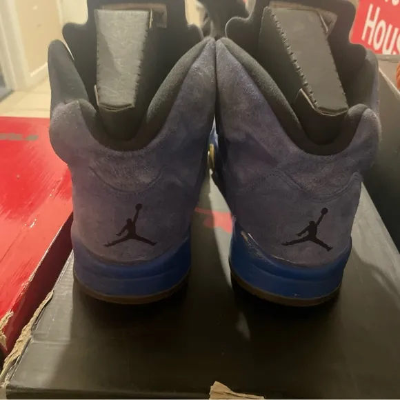 Air Jordan 5 Retro Blue Suede - Size 13