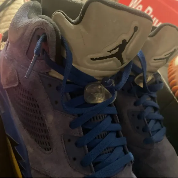 Air Jordan 5 Retro Blue Suede - Size 13