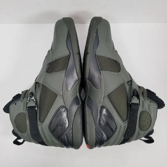Air Jordan 8 Retro Take Flight Men's Sequoia Black Shoes 305381-305 US Size 12