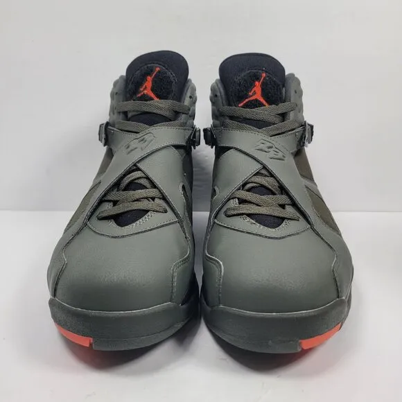 Air Jordan 8 Retro Take Flight Men's Sequoia Black Shoes 305381-305 US Size 12