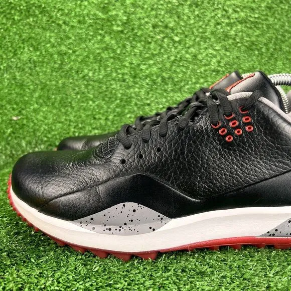 Air Jordan Golf Shoes Men's 8 ADG 3 Black Gray Athletic Low Sneakers CW7242-001
