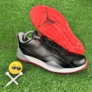 Air Jordan Golf Shoes Men's 8 ADG 3 Black Gray Athletic Low Sneakers CW7242-001