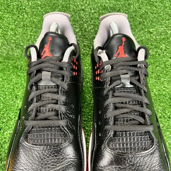 Air Jordan Golf Shoes Men's 8 ADG 3 Black Gray Athletic Low Sneakers CW7242-001
