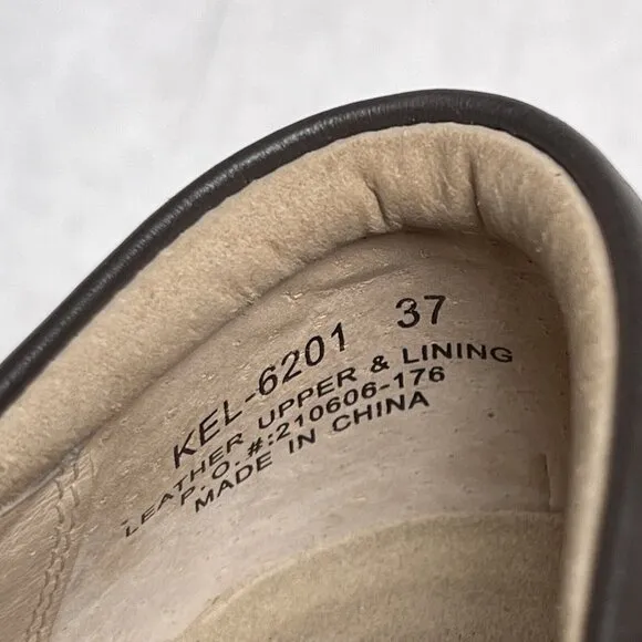 Alegria Shoes Keli Oiled Brown Womens 37 US 7 7.5 Professional Nursing Casual