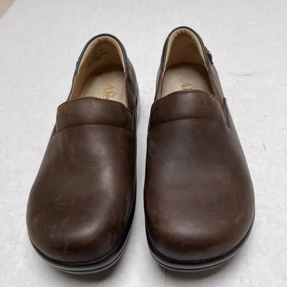 Alegria Shoes Keli Oiled Brown Womens 37 US 7 7.5 Professional Nursing Casual