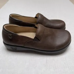 Alegria Shoes Keli Oiled Brown Womens 37 US 7 7.5 Professional Nursing Casual