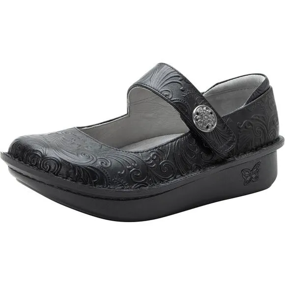 Alegria Womens Paloma Leather Mary Jane Shoes - Night N Gale NEW