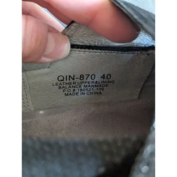 Alegria Women's QIN-870 Lauryn Black Weave Leather Comfort Shoes - Size 40