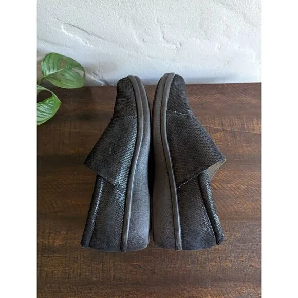 Alegria Women's QIN-870 Lauryn Black Weave Leather Comfort Shoes - Size 40