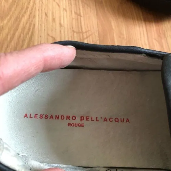 Alessandro Dell’Acqua Animal Print Sneaker Slip-on Shoes
