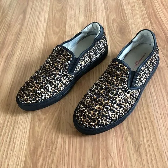 Alessandro Dell’Acqua Animal Print Sneaker Slip-on Shoes