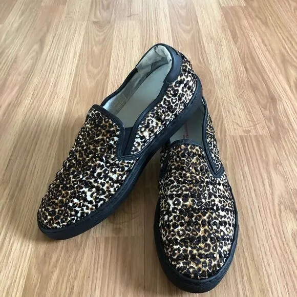 Alessandro Dell’Acqua Animal Print Sneaker Slip-on Shoes