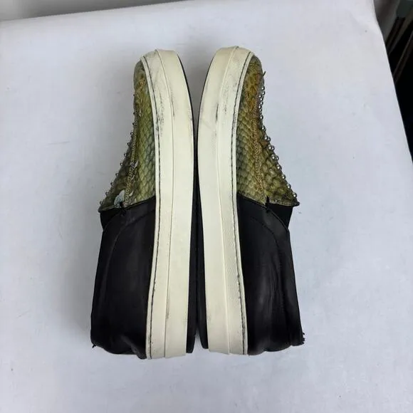 Alexander McQueen Daze Studded Slip On Loafers Shoes Women's 39