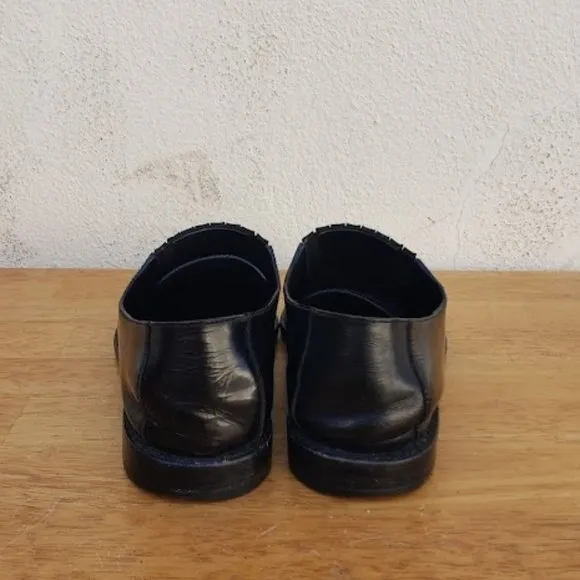 Alexander Wang Black Hi Shine Flat Loafers