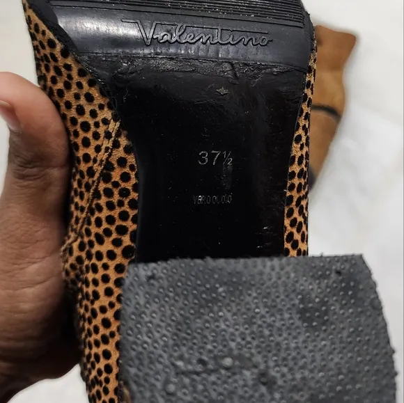 Alexander Wang Kirby Ankle Boot Suede Cheetah Print 37.5