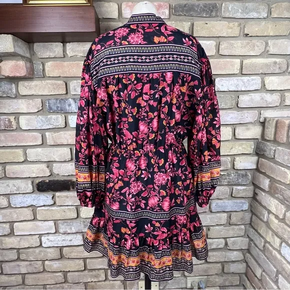 ALICE   OLIVIA Sedona Mandarin Tunic Dress