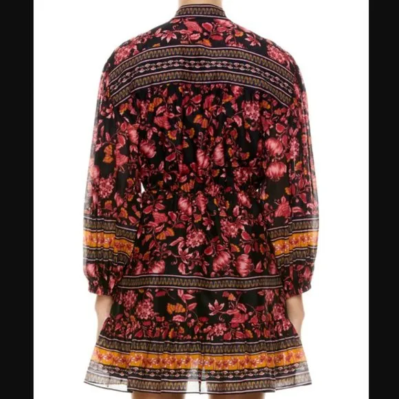 ALICE   OLIVIA Sedona Mandarin Tunic Dress