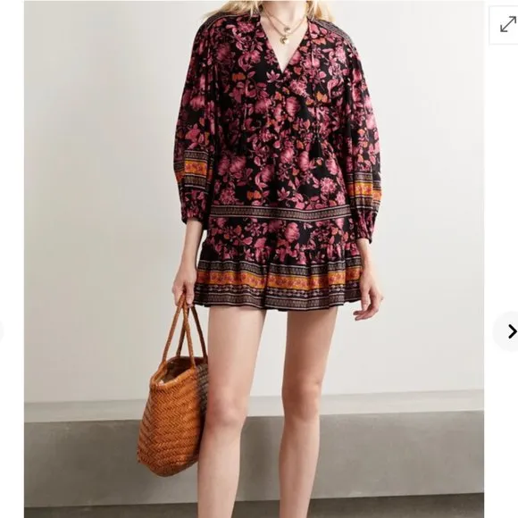 ALICE   OLIVIA Sedona Mandarin Tunic Dress