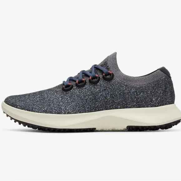 All birds Wool Dasher 2 Mizzle Men’s Size 14 In Dark Grey/ Red New
