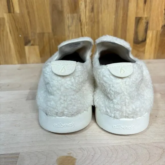 Allbirds Mens Cream Wool Lounger Fluffs Slip Ons 11