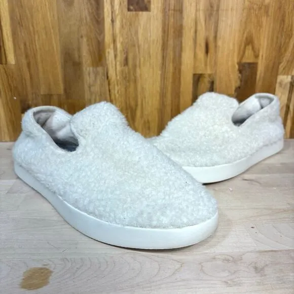 Allbirds Mens Cream Wool Lounger Fluffs Slip Ons 11